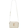 Yves Saint Laurent - Lou Camera Bag in Quilted Leather - Creme Soft - Saint Laurent Exclusive Collection - Avvenice