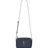 Yves Saint Laurent - Lou Camera Bag in Quilted Leather - Deep Marine - Saint Laurent Exclusive Collection - Avvenice