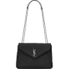 Yves Saint Laurent - Loulou Small in Quilted Leather - Black - Saint Laurent Exclusive Collection - Avvenice