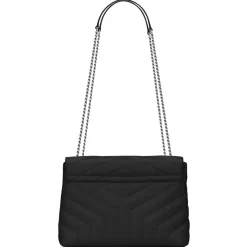 Yves Saint Laurent - Loulou Small in Quilted Leather - Black - Saint Laurent Exclusive Collection - Avvenice