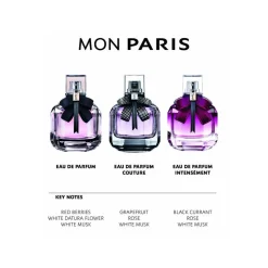 Yves Saint Laurent - Mon Paris Eau De Parfum - A New Feminine Fragrance, Inspired by Paris, The City of Love - Luxury - 50 ml - Avvenice