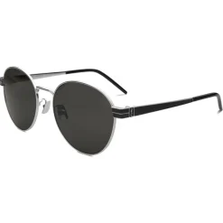 Yves Saint Laurent - Monogram SL 250-B M Sunglasses - Silver - Sunglasses - Saint Laurent Eyewear - Avvenice