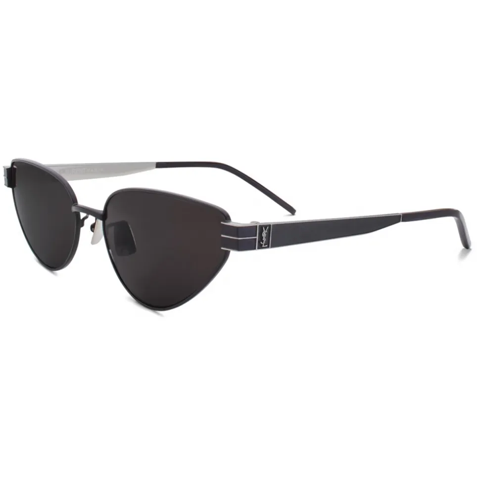 Yves Saint Laurent - Monogramme Triangular SL M51 Sunglasses - Black - Saint Laurent Eyewear - Avvenice
