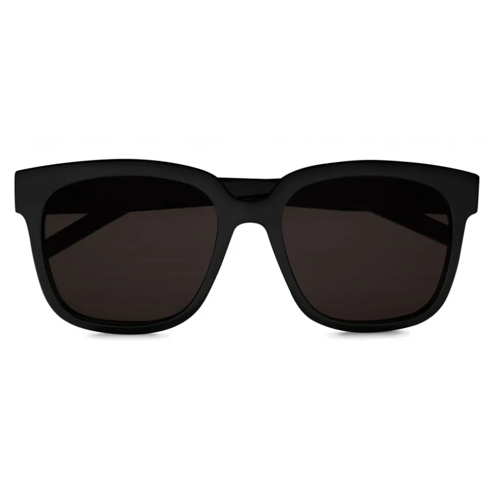 Yves Saint Laurent - Monogramme SL M40 Cat Eye Sunglasses with Nylon Lenses and Acetate Temples - Black - Saint Laurent Eyewear - Avvenice