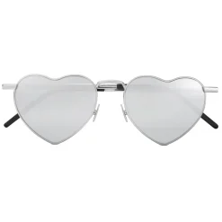 Yves Saint Laurent - New Wave SL 301 Loulou Sunglasses - Oxidized Silver - Saint Laurent Eyewear - Avvenice