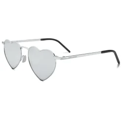 Yves Saint Laurent - New Wave SL 301 Loulou Sunglasses - Oxidized Silver - Saint Laurent Eyewear - Avvenice