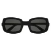 Yves Saint Laurent - New Wave SL 245 Sunglasses with Rectangular Frame - Black - Saint Laurent Eyewear - Avvenice