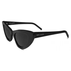 Yves Saint Laurent - New Wave SL 213 Lily Sunglasses with Triangular Frame - Black - Saint Laurent Eyewear - Avvenice
