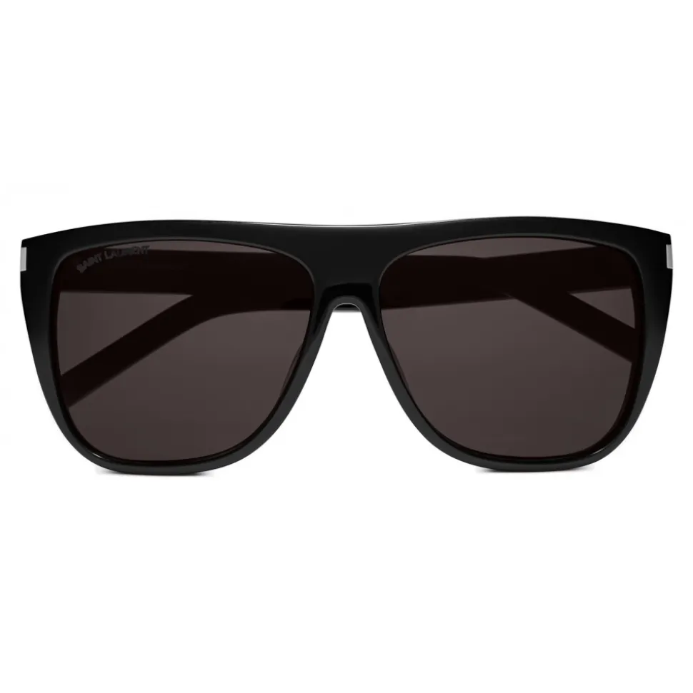 Yves Saint Laurent - New Wave SL 1 Sunglasses with Thick Frame - Black - Saint Laurent Eyewear - Avvenice