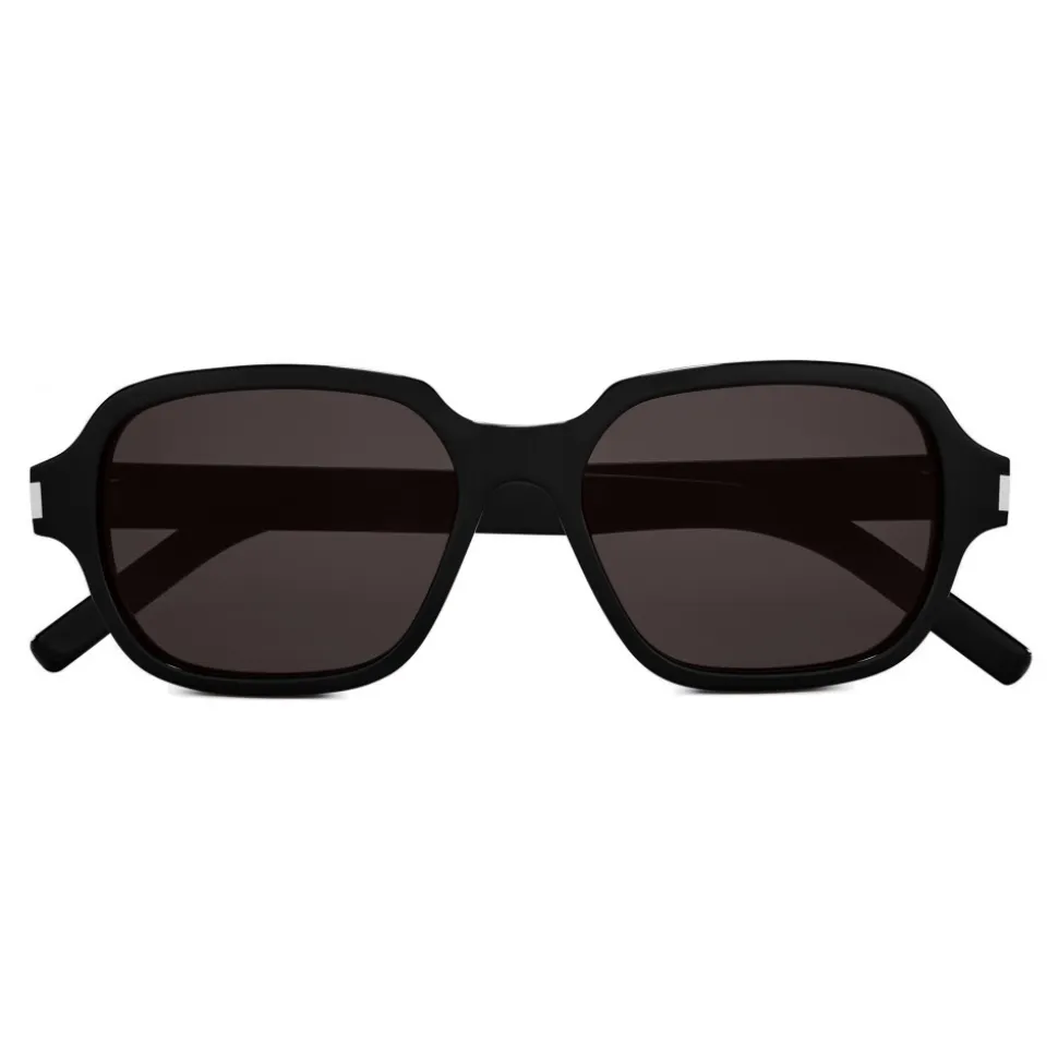 Yves Saint Laurent - New Wave SL 292 Sunglasses with Rectangular Frame - Black - Saint Laurent Eyewear - Avvenice