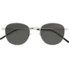 Yves Saint Laurent - New Wave SL 299 Sunglasses Round - Black Silver - Saint Laurent Eyewear - Avvenice