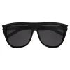 Yves Saint Laurent - New Wave SL 1/F Stars Square Sunglasses Wellington Full Crystals - Black - Saint Laurent Eyewear - Avvenice