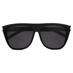 Yves Saint Laurent - New Wave SL 1/F Stars Square Sunglasses Wellington Full Crystals - Black - Saint Laurent Eyewear - Avvenice