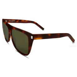 Yves Saint Laurent - New Wave SL 1 Sunglasses with Thick Frame - Light Havana - Saint Laurent Eyewear - Avvenice