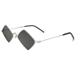 Yves Saint Laurent - New Wave SL 302 Diamond Sunglasses - Silver - Saint Laurent Eyewear - Avvenice