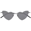 Yves Saint Laurent - New Wave Loulou 254 Silver Heart Sunglasses - Sunglasses - Yves Saint Laurent Eyewear - Avvenice