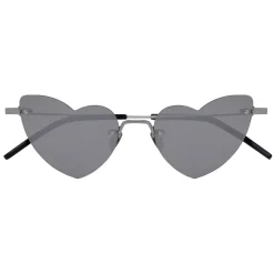 Yves Saint Laurent - New Wave Loulou 254 Silver Heart Sunglasses - Sunglasses - Yves Saint Laurent Eyewear - Avvenice