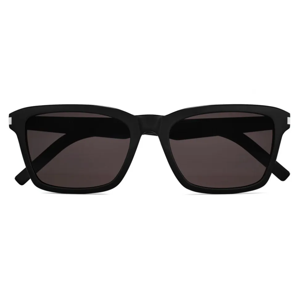 Yves Saint Laurent - New Wave SL 283/F Sunglasses with Rectangular Frame - Black - Saint Laurent Eyewear - Avvenice