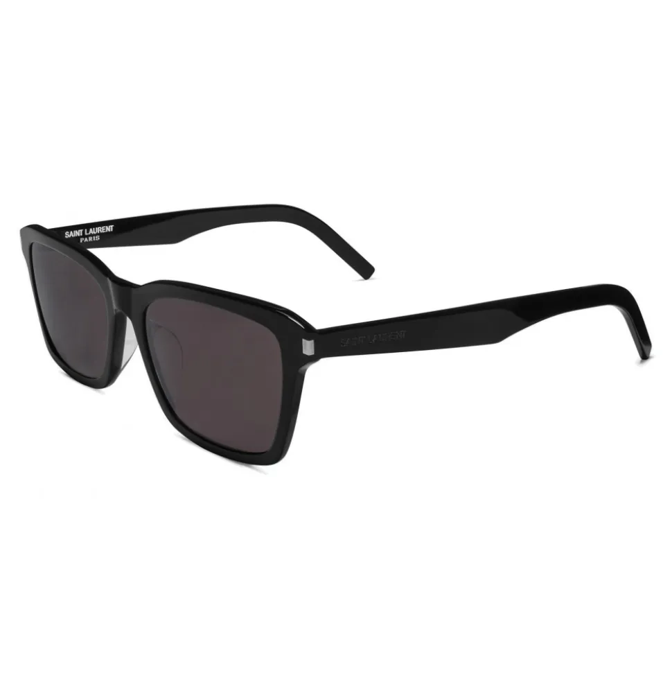 Yves Saint Laurent - New Wave SL 283/F Sunglasses with Rectangular Frame - Black - Saint Laurent Eyewear - Avvenice