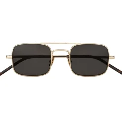 Yves Saint Laurent - Rectangular SL 331 Sunglasses - Gold Black - Saint Laurent Eyewear - Avvenice