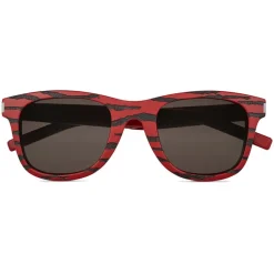 Yves Saint Laurent - Rectangular SL 51 Sunglasses New Slim - Dark Legion Red - Sunglasses - Saint Laurent Eyewear - Avvenice