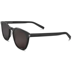 Yves Saint Laurent - Rectangular SL 28 Sunglasses Slim - Black - Sunglasses - Saint Laurent Eyewear - Avvenice