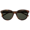 Yves Saint Laurent - Round SL 317 Sunglasses - Havana - Saint Laurent Eyewear - Avvenice