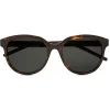 Yves Saint Laurent - SL 317 Signature Sunglasses - Light Havana - Sunglasses - Saint Laurent Eyewear - Avvenice