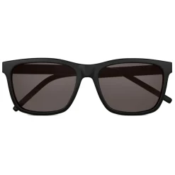 Yves Saint Laurent - Square SL 318 Sunglasses - Signature Black - Saint Laurent Eyewear - Avvenice