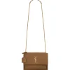 Yves Saint Laurent - Sunset Medium in Smooth Leather - Fox - Saint Laurent Exclusive Collection - Avvenice