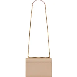 Yves Saint Laurent - Sunset Medium in Smooth Leather - Dark Beige - Saint Laurent Exclusive Collection - Avvenice