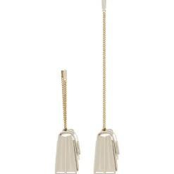 Yves Saint Laurent - Sunset Medium in Crocodile-Embossed Leather - Blanc Vintage - Saint Laurent Exclusive Collection - Avvenice