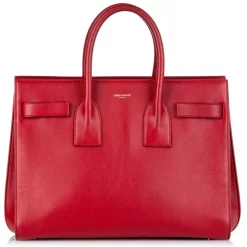 Yves Saint Laurent Vintage - Sac De Jour Leather Satchel - Red - Leather Handbag - Luxury High Quality - Avvenice