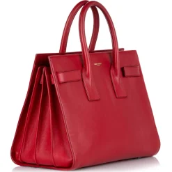 Yves Saint Laurent Vintage - Sac De Jour Leather Satchel - Red - Leather Handbag - Luxury High Quality - Avvenice