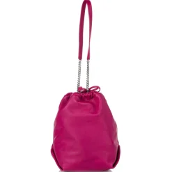 Yves Saint Laurent Vintage - Teddy Leather Bucket Bag - Pink - Leather Handbag - Luxury High Quality - Avvenice