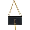 Yves Saint Laurent Vintage - Kate Leather Crossbody Bag - Black Gold - Leather Handbag - Luxury High Quality - Avvenice