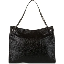 Yves Saint Laurent Vintage - Large Niki Patent Leather Tote Bag - Black - Leather Handbag - Luxury High Quality - Avvenice