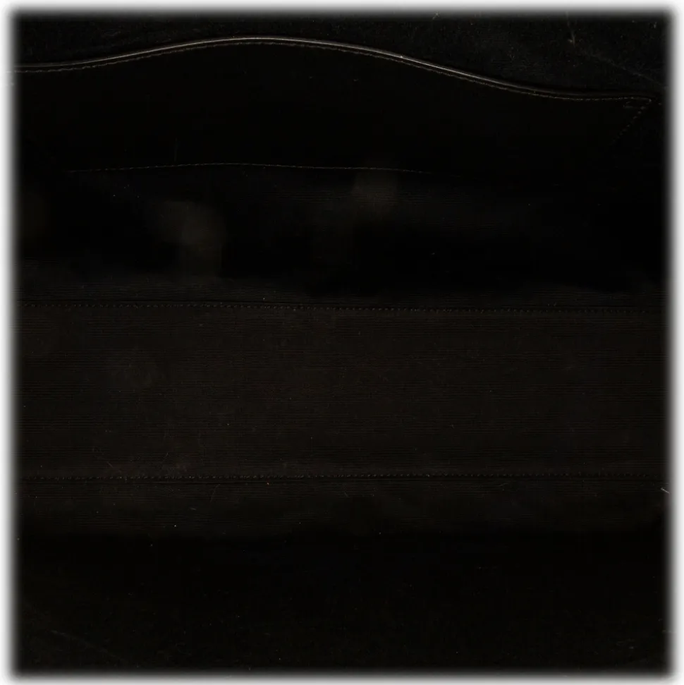 Yves Saint Laurent Vintage - Large Niki Patent Leather Tote Bag - Black - Leather Handbag - Luxury High Quality - Avvenice