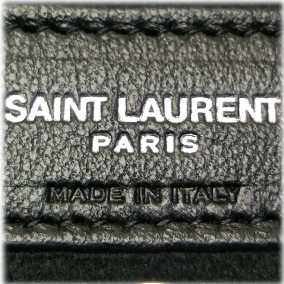 Yves Saint Laurent Vintage - Teddy Drawstring Leather Backpack - Black - Leather Backpack - Luxury High Quality - Avvenice