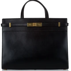 Yves Saint Laurent Vintage - Manhattan Leather Tote - Black - Leather Handbag - Luxury High Quality - Avvenice