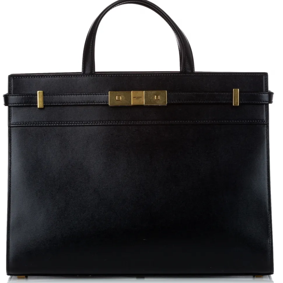 Yves Saint Laurent Vintage - Manhattan Leather Tote - Black - Leather Handbag - Luxury High Quality - Avvenice