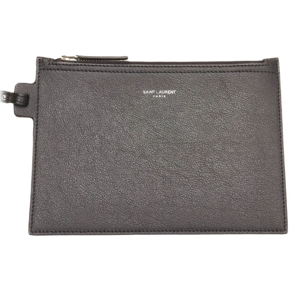 Yves Saint Laurent Vintage - Calf Leather Crossbody Bag - Black - Leather Handbag - Luxury High Quality - Avvenice