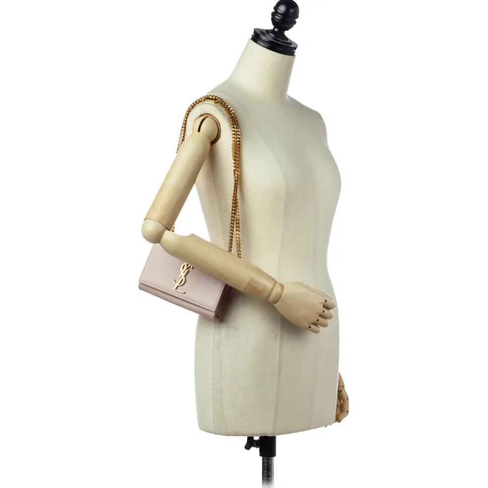 Yves Saint Laurent Vintage - Kate Leather Crossbody Bag - Pink - Leather Handbag - Luxury High Quality - Avvenice