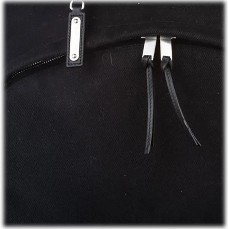 Yves Saint Laurent Vintage - Playing Cards City Canvas Backpack - Black - Leather Backpack - Luxury High Quality - Avvenice