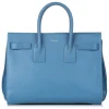 Yves Saint Laurent Vintage - Sac De Jour Leather Satchel - Light Blue - Leather Handbag - Luxury High Quality - Avvenice