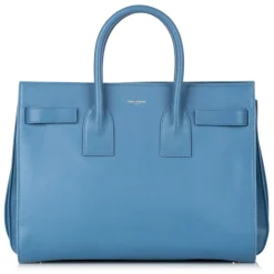 Yves Saint Laurent Vintage - Sac De Jour Leather Satchel - Light Blue - Leather Handbag - Luxury High Quality - Avvenice