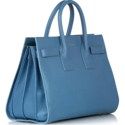 Yves Saint Laurent Vintage - Sac De Jour Leather Satchel - Light Blue - Leather Handbag - Luxury High Quality - Avvenice