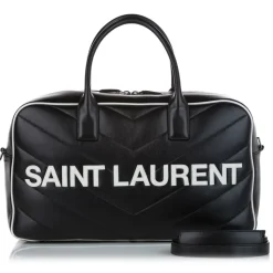Yves Saint Laurent Vintage - Miles Bowling Bag - Black - Leather Handbag - Luxury High Quality - Avvenice