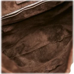 Yves Saint Laurent Vintage - Saint Tropez Suede Hobo Bag - Brown - Leather Handbag - Luxury High Quality - Avvenice