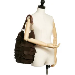 Yves Saint Laurent Vintage - Saint Tropez Suede Hobo Bag - Brown - Leather Handbag - Luxury High Quality - Avvenice